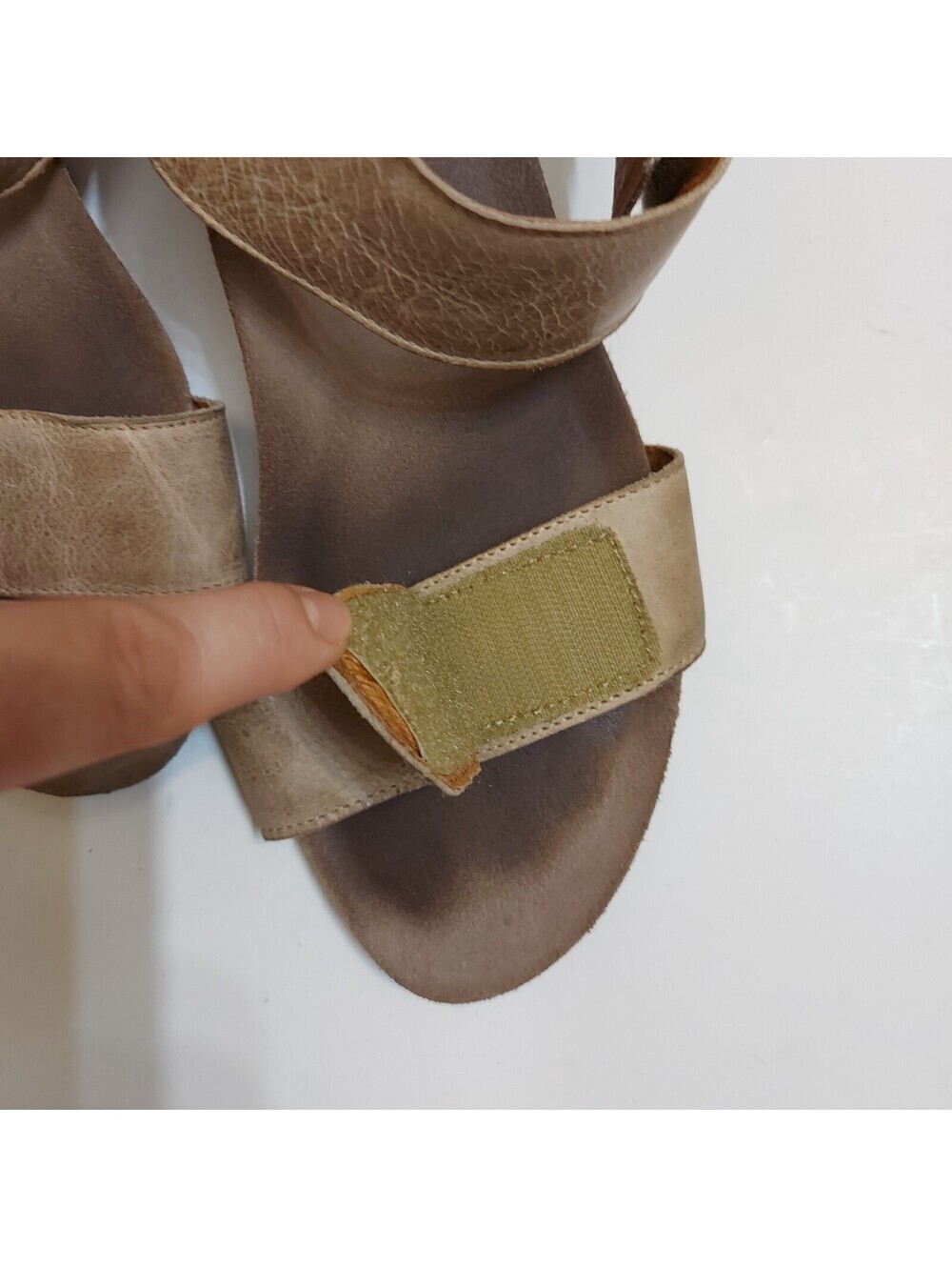 Taos women's leather sandals, size 42 (11) - Picture 7 of 8